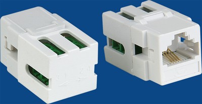 manufactured in China  TM-4301 Cat3 RJ-11 Connector Voice keystone jack  corporation